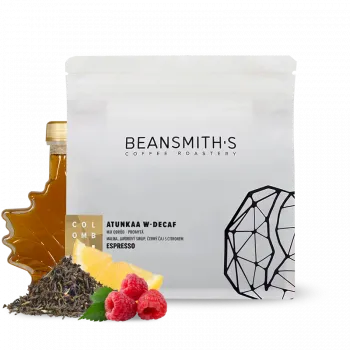Káva Výberová káva Kolumbie ATUNKAA W - bezkofeinová - espresso 250g od Beansmith.s