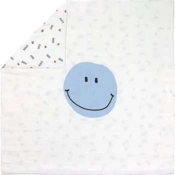 Dětská deka Dětská deka Lassig 100 x 100 cm modrá