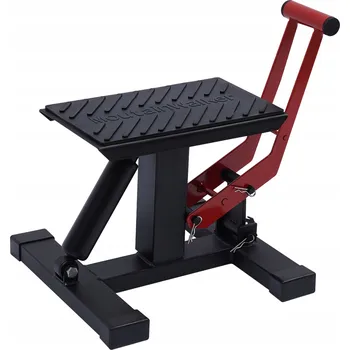 zvedák Hever na motocykl Farys červený 680 kg 380 mm