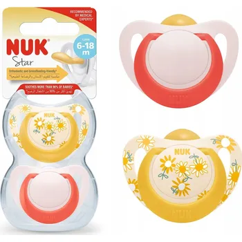 dudlíky Anatomický latexový Dudlík NUK 6 měsíců +