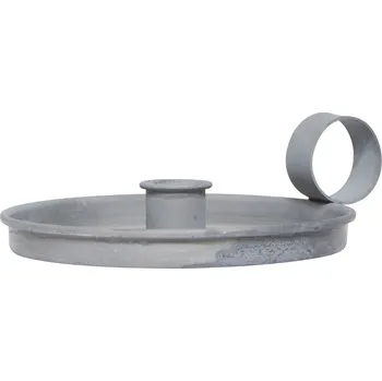 Svícen Ib Laursen Zinkový svícen s ouškem Zinc