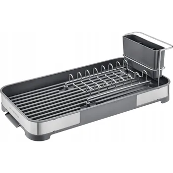 Odkapávač na nádobí ODKAPÁVAČ NA NÁDOBÍ ODKAPÁVAČ NA DŘEZ Z NEREZOVÉ OCELI ŠEDÝ