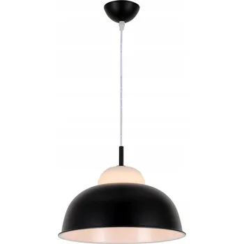 Závěsné svítidlo Macron, skandinávský design, černé, průměr: 30 cm