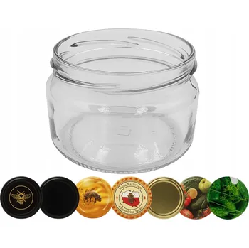 Sklenice 20x UL Skleněné Nádoby Sklenice 250 ml na med, džem, Džemy a smetanu