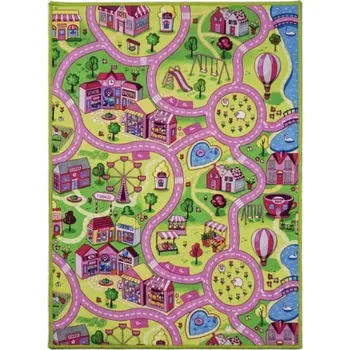 Dětský kusový koberec silnice Sweet Town