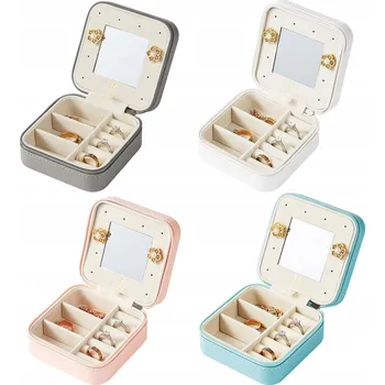 Šperkovnice VEE Cestovní Šperkovnice Na Bižuterii z PU Kůže pro Ženy