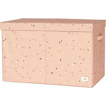 3 SPROUTS Truhla na hračky Recycled 3 Sprouts Terrazzo Clay