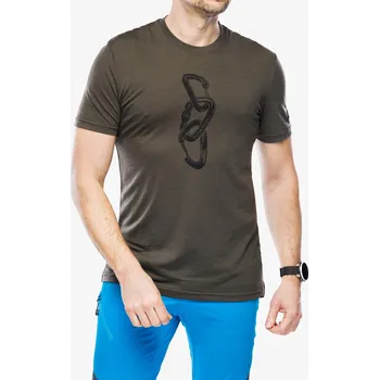 Pánské oblečení Tričko Super.natural Carabineri Tee - black ink/jet black S