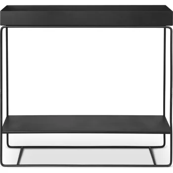 Úložný box Ferm Living Stojan na květiny Plant box Two-tier Black