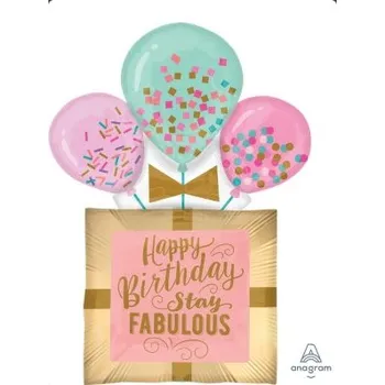Dárek narozeninový 58x81cm - fóliový balónek