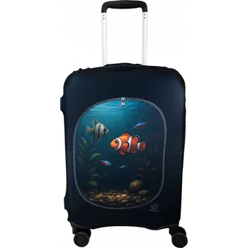 Elastický obal na kufr - “Kufr s akváriem” - Abbara