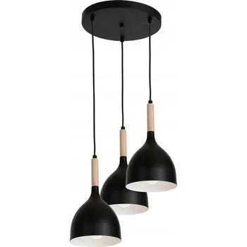 ZÁVĚSNÁ LAMPA LUMINEX NOAK WOOD 1192 ČERNÁ