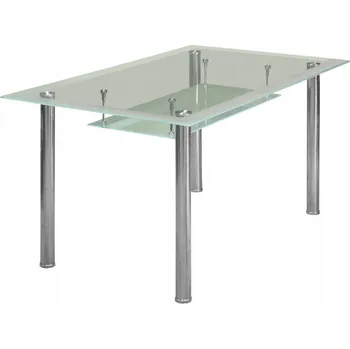 Jídelní stůl Obdélníkový stůl IDEA nábytek 150 x 76 x 90 cm stříbrný
