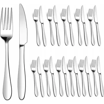 Příbor HOMIKIT Sada Příborů 24 Dílná Nerezová Ocel Pro 6 Osob
