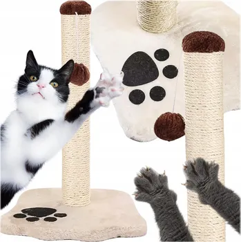 Nízké škrabadlo, pelíšek, škrabací sloupek, věž Realne Ceny do 60 cm