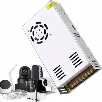 Napájecí zdroj 12V 30A 360W SLIM plochý pro tiskárny a monitorovací kamery