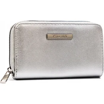 4U Cavaldi peněženka eko kůže stříbrná - dámská