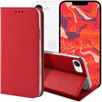 Pouzdro na mobilní telefon Flipové pouzdro Hello Case pro Apple iPhone 16e, červené