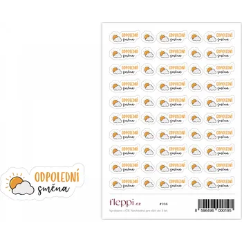 samolepka Fleppi Samolepky Odpolední směna