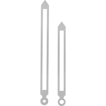 Kuchyňská minutka Kovové hodinové ručičky B25 (125 mm, 100 mm) - stříbrné - Ručičky hodinové B25 pár stříbrné