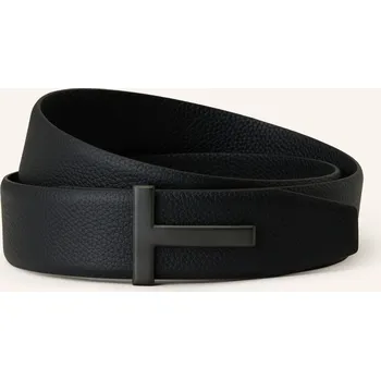 Módní doplněk Tom Ford Pánský Kožený Opasek, černá, 95