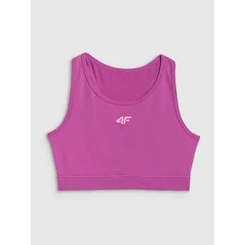 Podprsenka 4F dětské tričko růžové polyester velikost 152