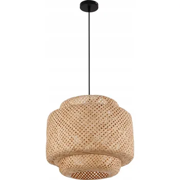 Krabi, závěsné svítidlo, boho styl, 1 žárovka, E27, bambus, prům. 40 cm