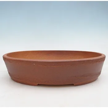 Květináč Bonsai miska 33 x 26 x 7,5 cm hnědá
