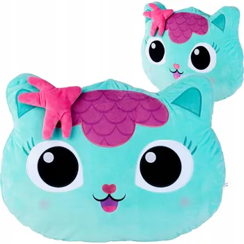 Polštář Polštář Simba s mořskou pannou a kočičím domečkem Gábinin Kouzelný Domek 50 cm