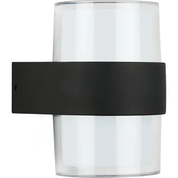 Venkovní osvětlení Telefunken 320405TF - LED Venkovní nástěnné svítidlo 2xLED/8W/230V IP44 černá