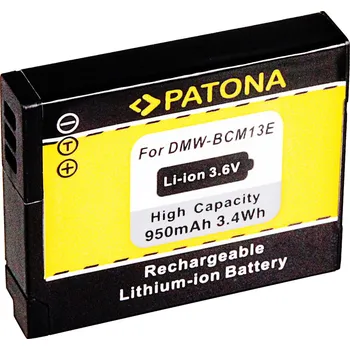 Patona Baterie DMW-BCM13 pro Panasonic Lumix DMC-FT5 / DMC-TZ40 / DMC-ZS30, 950 mAh