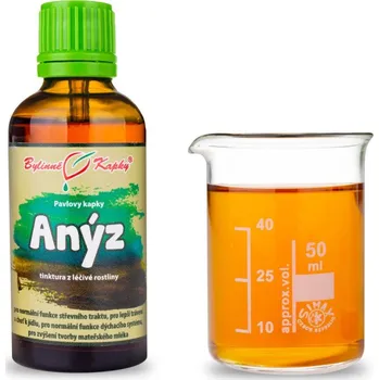 Doplněk stravy Bylinné kapky s.r.o. 0 - Anýz tinktura 50 ml | Pavlovy bylinné kapky