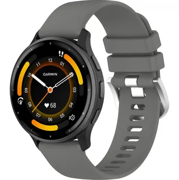 VSECHNONAMOBIL 76936 RUBBER Vyměnitelný řemínek pro Garmin Venu 3 / Venu 4 45mm šedý