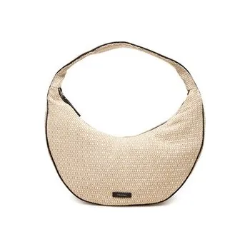 Kabelka Kabelka Calvin Klein Pinched Raffia Large Shoulder Ba LV04F3060G Béžová OS