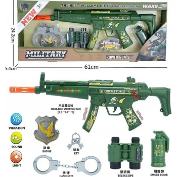 Dětská zbraň Hračky pro kluky Zbraň pro děti – Pistole na baterie s vibracemi