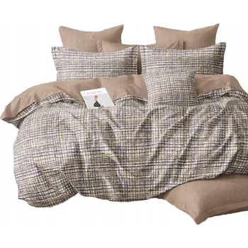 Povlečení SADA POVLEČENÍ 200x220 BAVLNĚNÝ SATÉN POVLEČENÍ NA POLŠTÁŘE 70x80