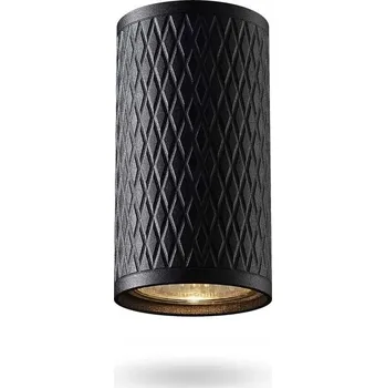 Stropní nástěnné svítidlo Videx 30 W GU10 10 cm, černá barva