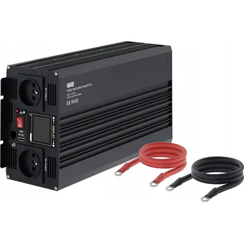 Měnič napětí Měnič Napětí napětí Newell 12 V / 230 V 2000 W, čistá sinusoida