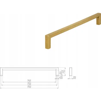 Nábytkové kování Nábytková úchytka SIRO 2108-200ZN83 starožitné zlato