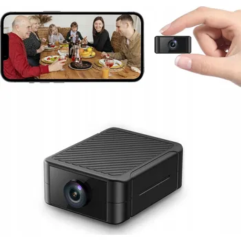 IP kamera MINI KAMERA ŠPEHOVACÍ MONITOROVACÍ WIFI 4K HD IR DETEKCE POHYBU