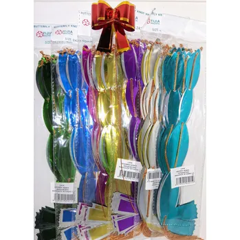 Dárková taška Dekorační mašle 10ks BARVA: Zlatá Nové zboží