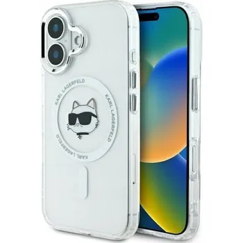 Pouzdro na mobilní telefon Zadní Kryt Karl Lagerfeld pro Apple iPhone 16 bílé
