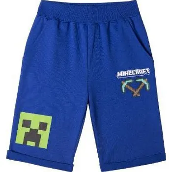 Pánské kraťasy Bermudy Minecraft modré Velikost: 9