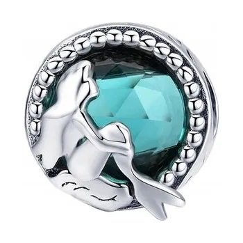 Přívěsek Přívěsek Křišťál mořskou pannou, Stříbro S925