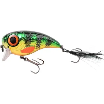 Umělá nástraha Spro Wobler Pomalu Plovoucí Fat Iris 60 Chrome Perch 6 cm 17 g