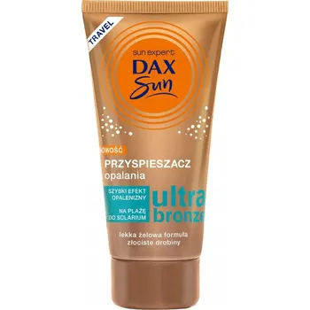 Přípravek na opalování Dax Sun Urychlovač Opalování Ultra Bronze se Zlatými Částečkami 50 ml