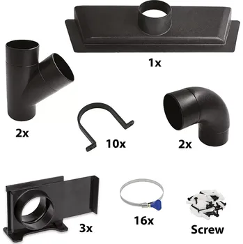 Stavebniny "IGM Basic Sada příslušenství pro odsávání 100mm"