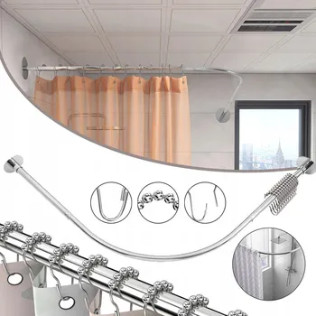 Sprchový závěs TYČ NA SPRCHOVÝ ZÁVĚS, ROHOVÁ TYČ NA SPRCHOVÝ ZÁVĚS