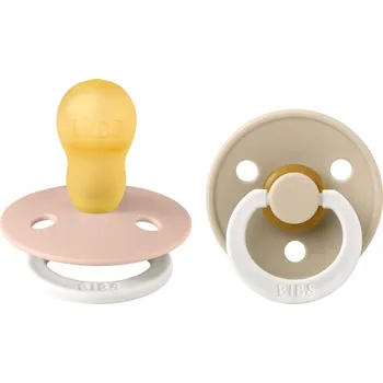 dudlíky Dudlík Bibs kulatý kaučuk vícebarevný 18 m+ 2 ks