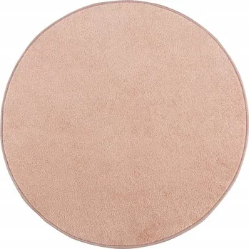 Koberec Průměr 60 cm KULATÝ KOBEREC KOBEREC PASTELOVÁ PUDROVÁ RŮŽOVÁ